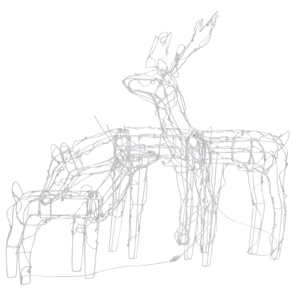 Julelysdekorasjon Reinsdyr 3 Deler 229 Leds