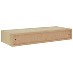 Veggmontert Skuffehylle Eik 60X23,5X10 Cm Mdf