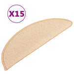 Trappetrinnstepper 15 Stk Kremhvit 56X17X3 Cm