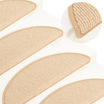 Trappetrinnstepper 15 Stk Kremhvit 56X17X3 Cm
