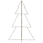 Juletre Kjegle 240 Led Innendørs Og Utendørs 118X180 Cm