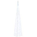 Dekorativ Led-Lyskjegle I Akryl Blå 60 Cm