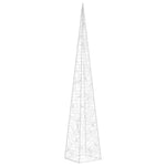 Dekorativ Led-Lyskjegle I Akryl Blå 60 Cm