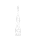 Dekorativ Led-Lyskjegle I Akryl Blå 90 Cm