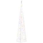 Dekorativ Led-Lyskjegle I Akryl Flerfarget 90 Cm