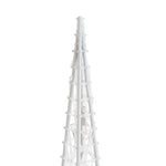 Dekorativt Led Lyskjeglesett I Akryl Kald Hvit 30/45/60Cm