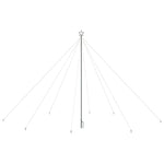 Led Juletre Innendørs Utendørs 800 Leds Kald Hvit 5 M