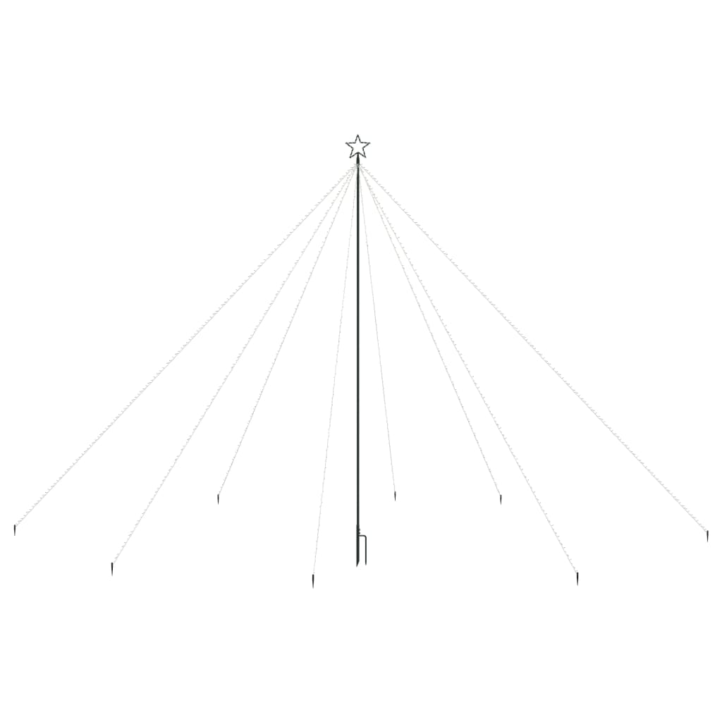 Led Juletre Innendørs Utendørs 800 Led Fargerike 5 M