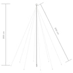 Led Juletre Innendørs Utendørs 1300 Led Fargerike 8 M