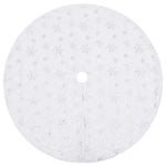 Luksuriøst Juletreskjørt Hvit 122 Cm Fuskepels