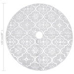 Luksus Juletreskjørt Med Sokk Hvit 122 Cm Stoff