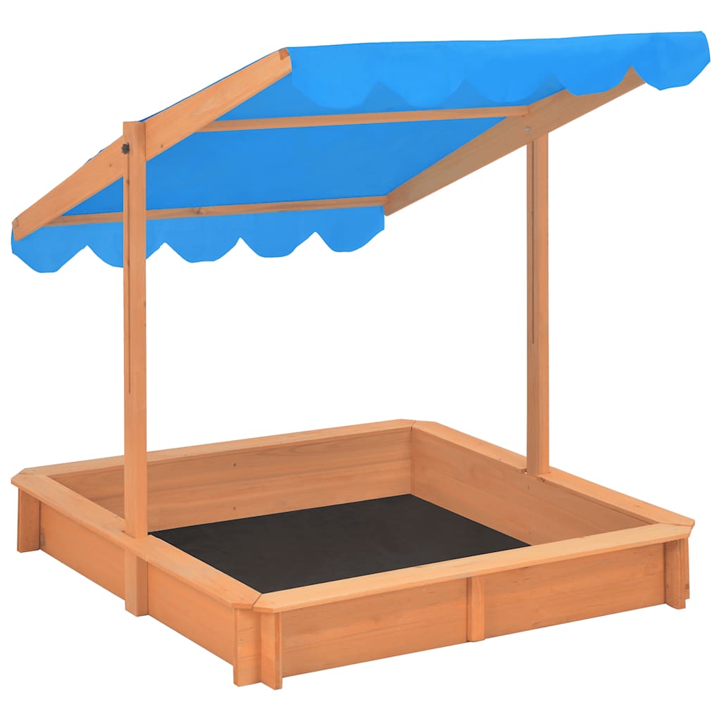 Sandkasse Med Justerbart Tak Gran 115X115X115 Cm