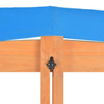 Sandkasse Med Justerbart Tak Gran 115X115X115 Cm