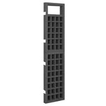 Romdeler/Espalier 4 Paneler Heltre Gran Svart 161X180 Cm