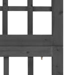 Romdeler/Espalier 4 Paneler Heltre Gran Svart 161X180 Cm