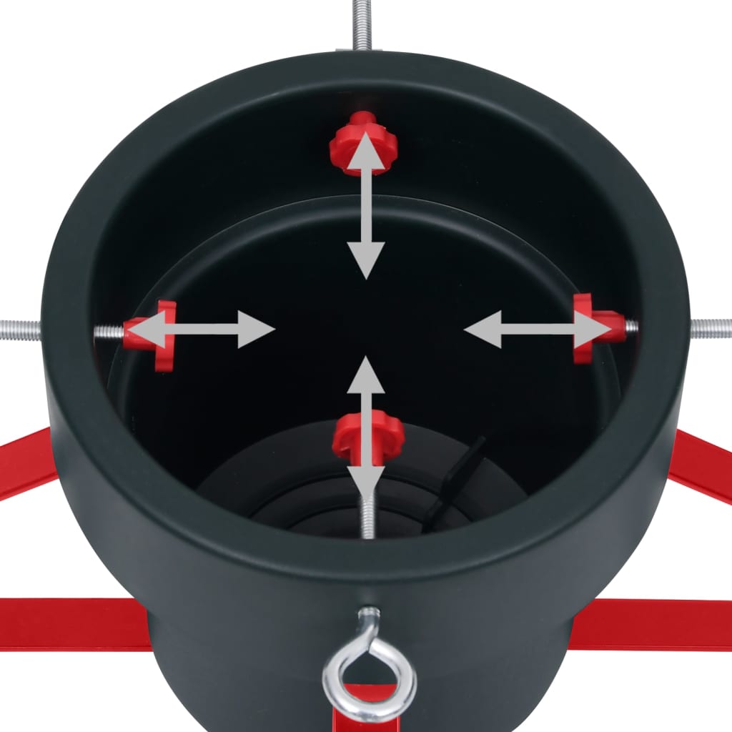 Juletrestativ Grønn Og Rød 46X46X19 Cm