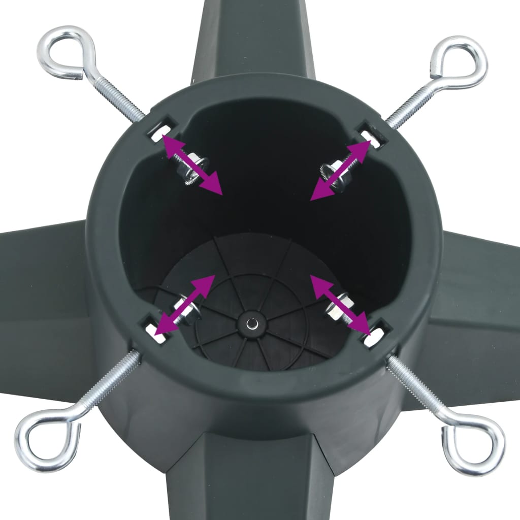 Juletrestativ Grønn 55,5X55,5X15 Cm