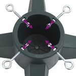 Juletrestativ Grønn 55,5X55,5X15 Cm