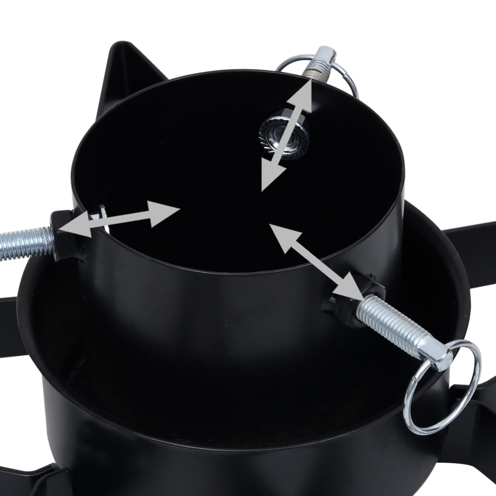 Juletrestativ Svart 47X47X13,5 Cm