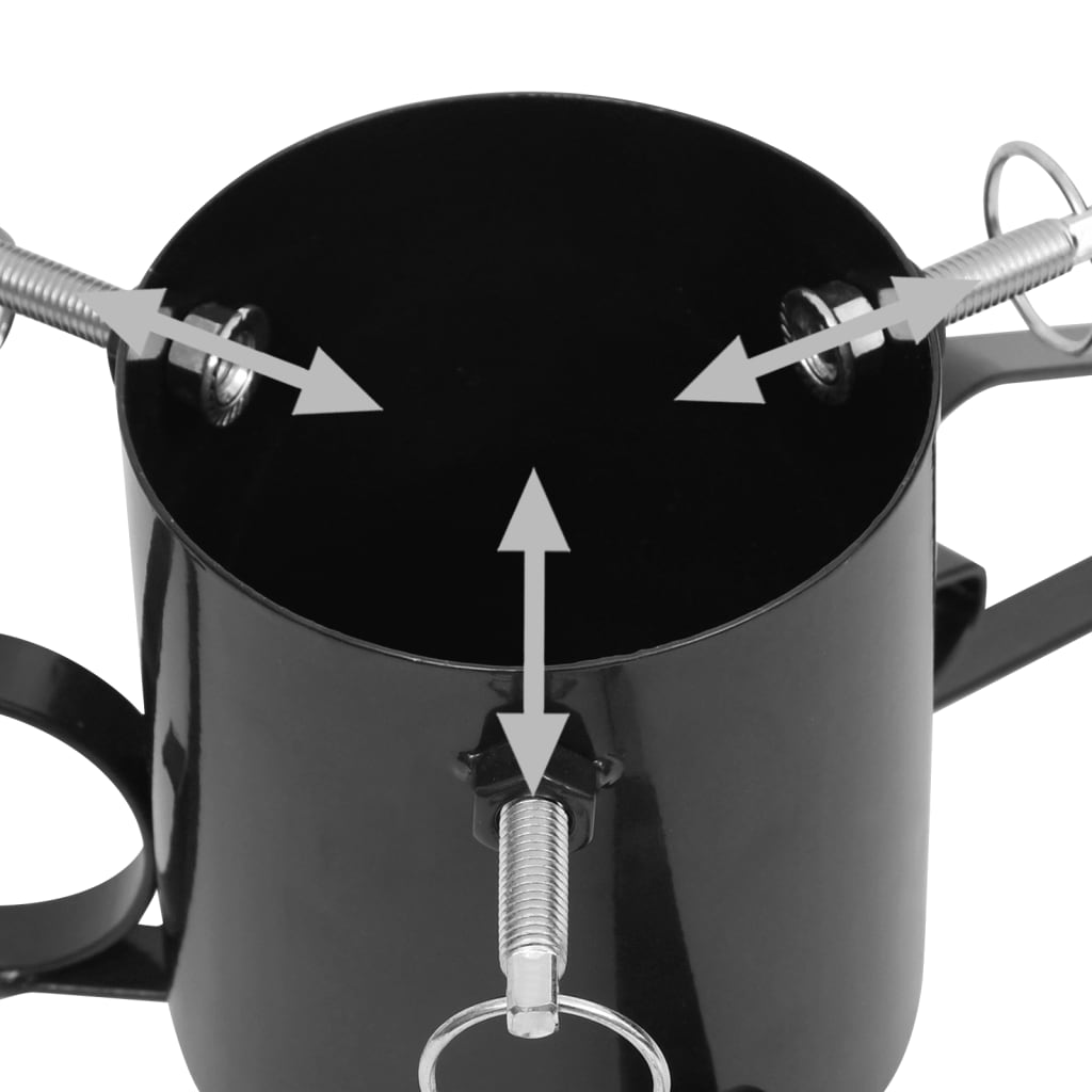 Juletrestativ Svart 58X58X21 Cm