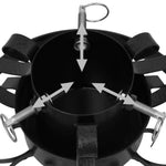 Juletrestativ Svart 29X29X15,5 Cm