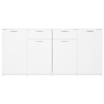 Skjenk Hvit 160X36X75 Cm Konstruert Tre