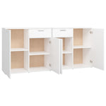 Skjenk Hvit 160X36X75 Cm Konstruert Tre