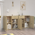 Skjenk Sonoma Eik 160X36X75 Cm Konstruert Tre