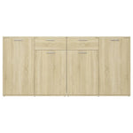 Skjenk Sonoma Eik 160X36X75 Cm Konstruert Tre