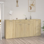 Skjenk Sonoma Eik 160X36X75 Cm Konstruert Tre