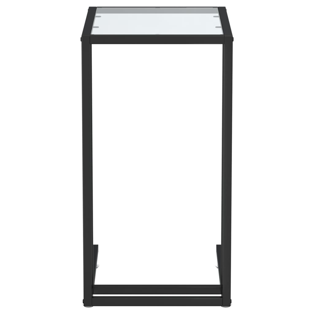 Sidebord For Pc Gjennomsiktig 50X35X65 Cm Herdet Glass