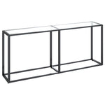 Konsollbord Gjennomsiktig 180X35X75,5 Cm Herdet Glass