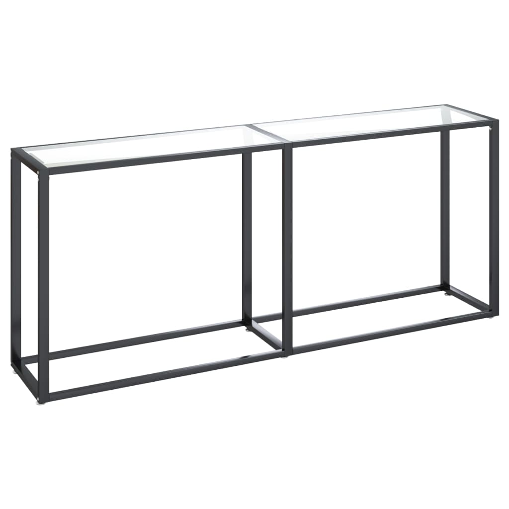 Konsollbord Gjennomsiktig 180X35X75,5 Cm Herdet Glass