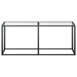 Konsollbord Gjennomsiktig 180X35X75,5 Cm Herdet Glass