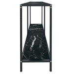 Konsollbord Svart 140X35X75,5 Cm Herdet Glass