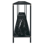 Konsollbord Svart 180X35X75,5 Cm Herdet Glass