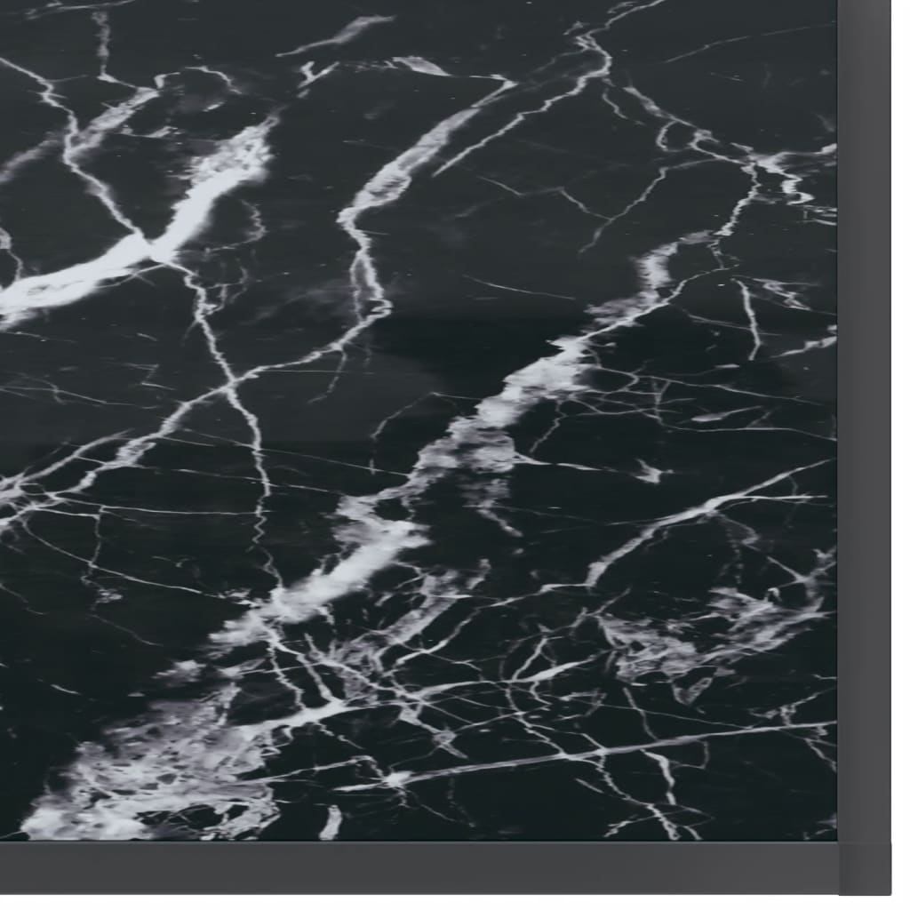 Konsollbord Svart 180X35X75,5 Cm Herdet Glass