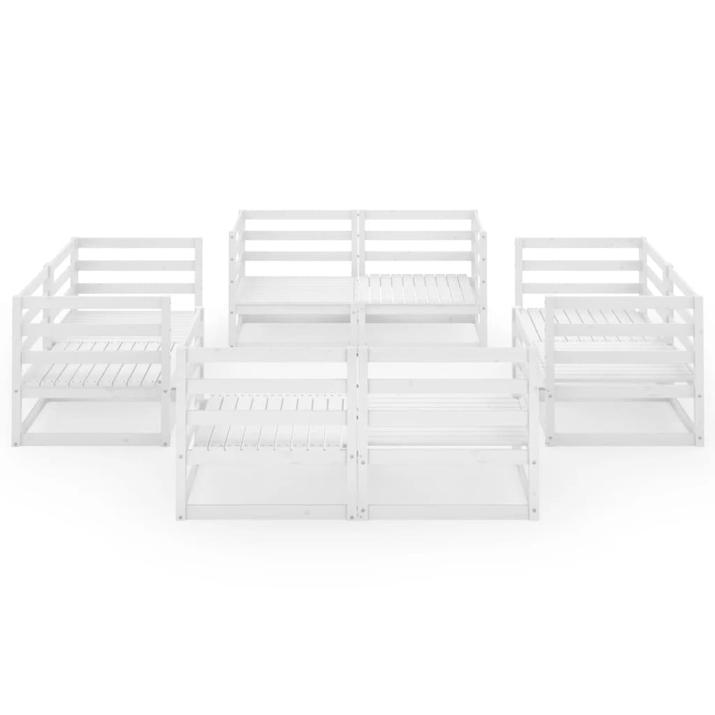 Hagesofagruppe 8 Deler Hvit Heltre Furu