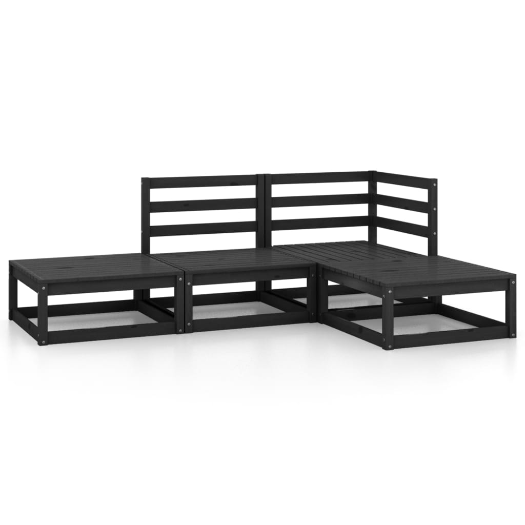 Hagesofagruppe 4 Deler Svart Heltre Furu