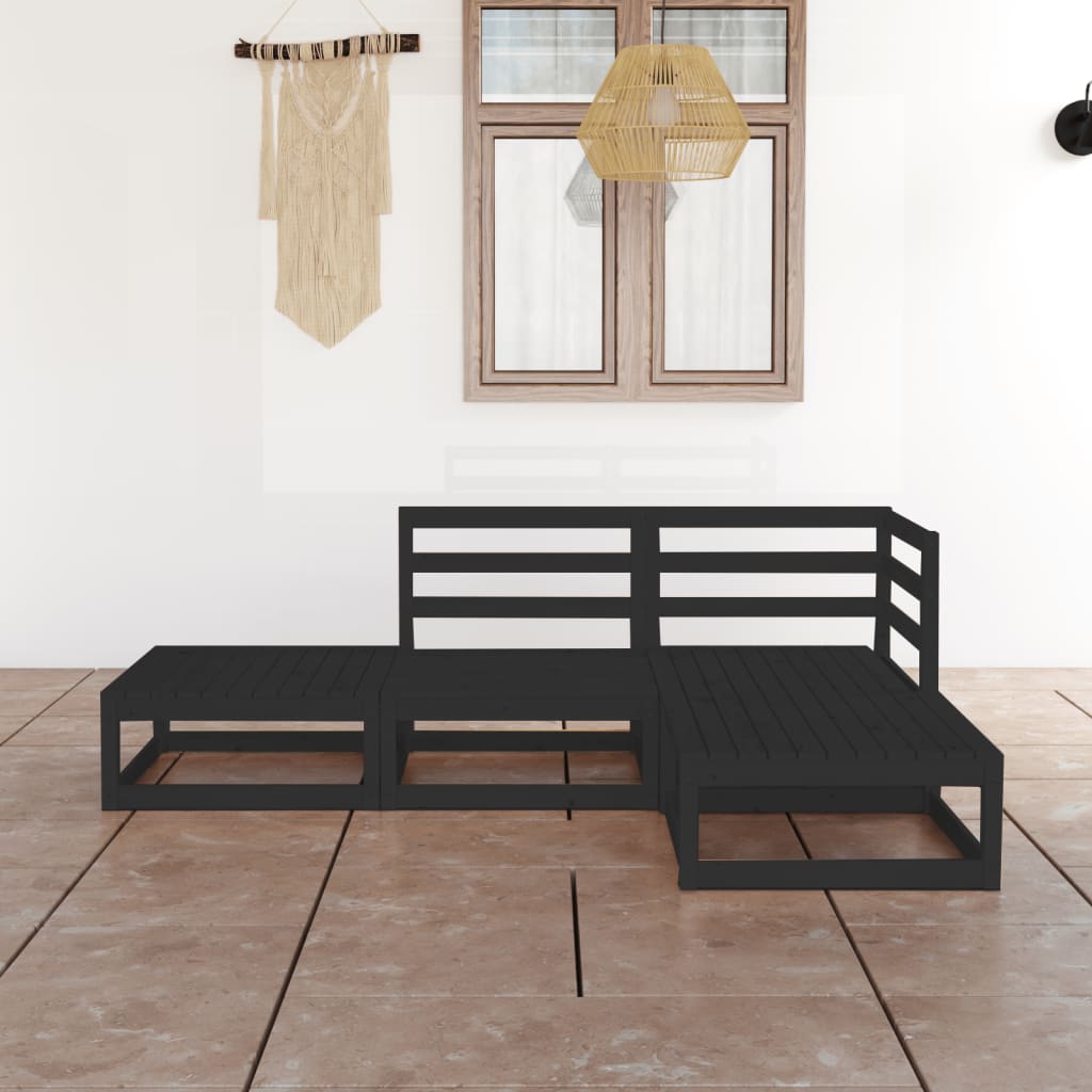 Hagesofagruppe 4 Deler Svart Heltre Furu