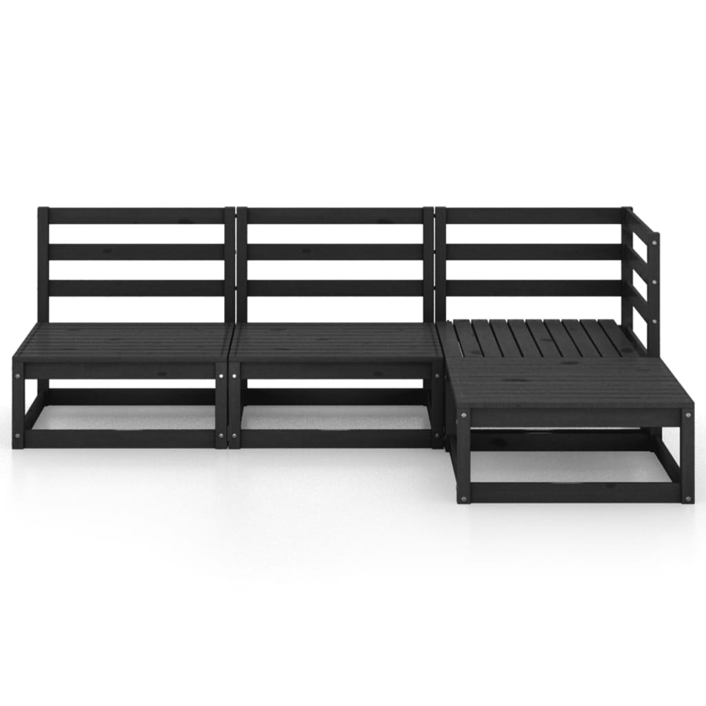 Hagesofagruppe 4 Deler Svart Heltre Furu