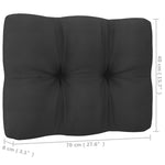 Hagesofa Med Puter 3-Seters Heltre Furu