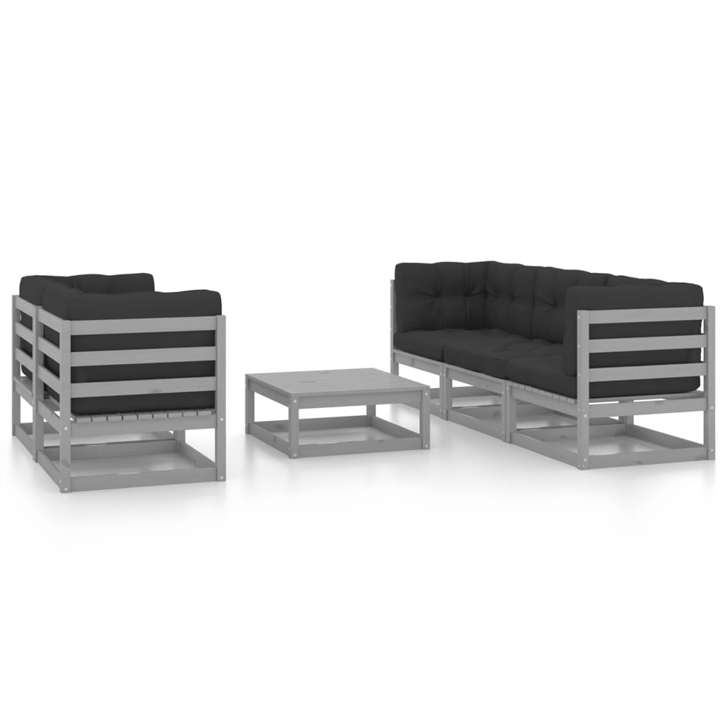 Hagesofagruppe Med Puter 6 Deler Heltre Furu