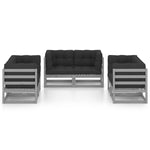 Hagesofagruppe Med Puter 6 Deler Heltre Furu
