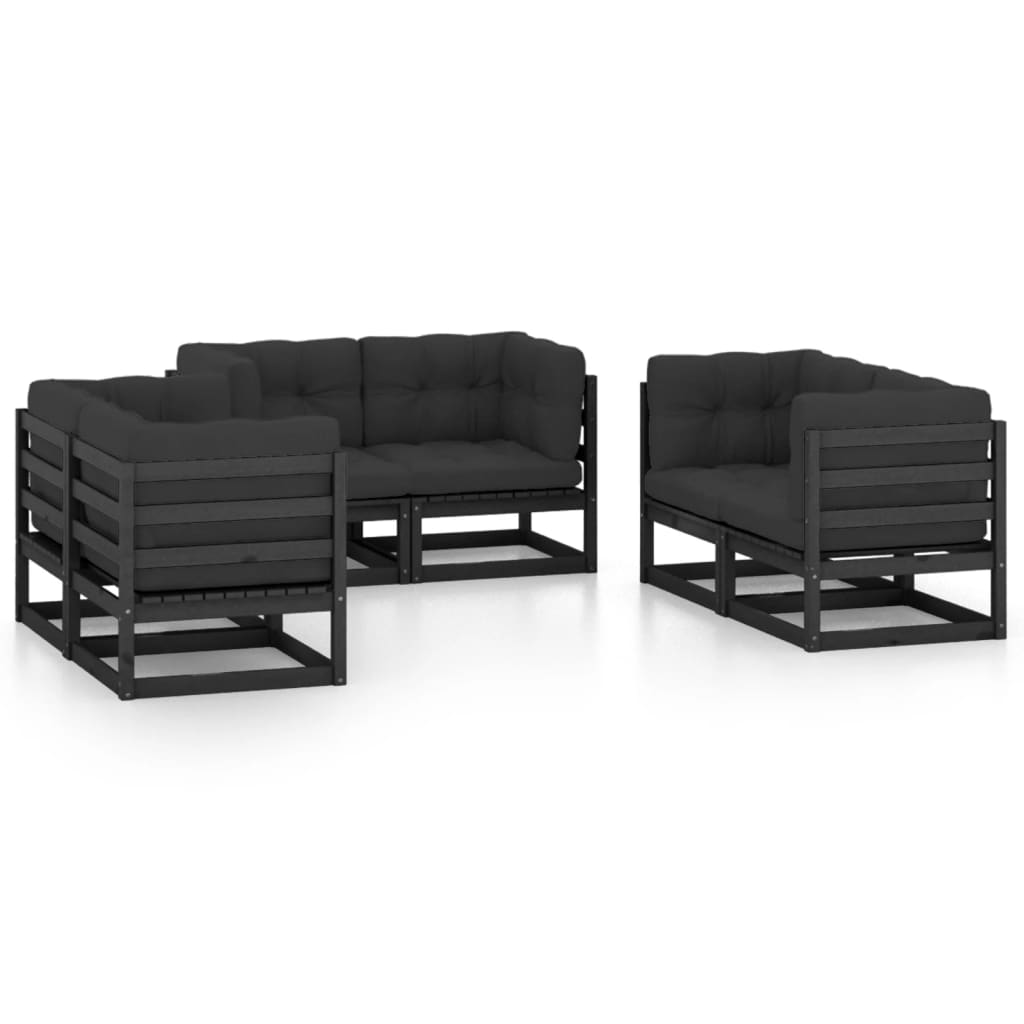 Hagesofagruppe Med Puter 6 Deler Heltre Furu