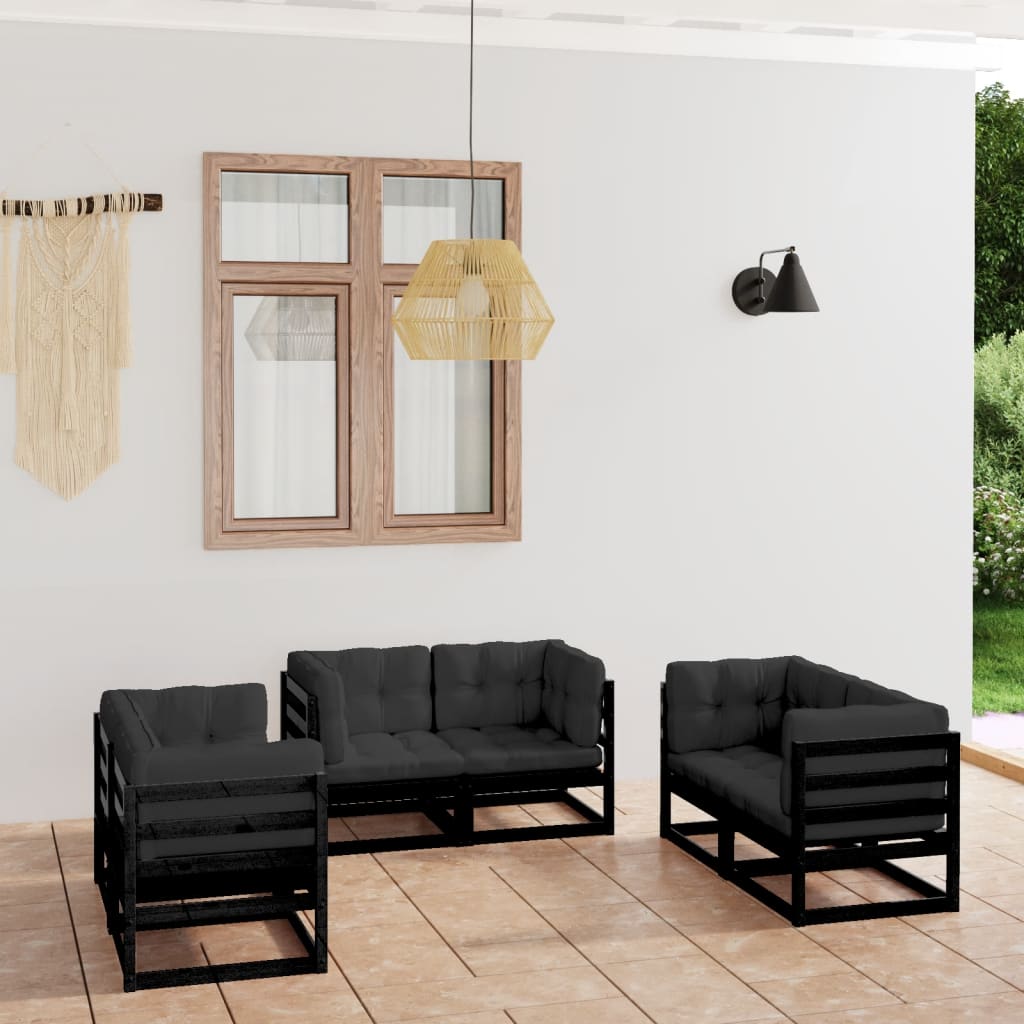 Hagesofagruppe Med Puter 6 Deler Heltre Furu