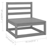 Hagesofagruppe Med Puter 7 Deler Heltre Furu