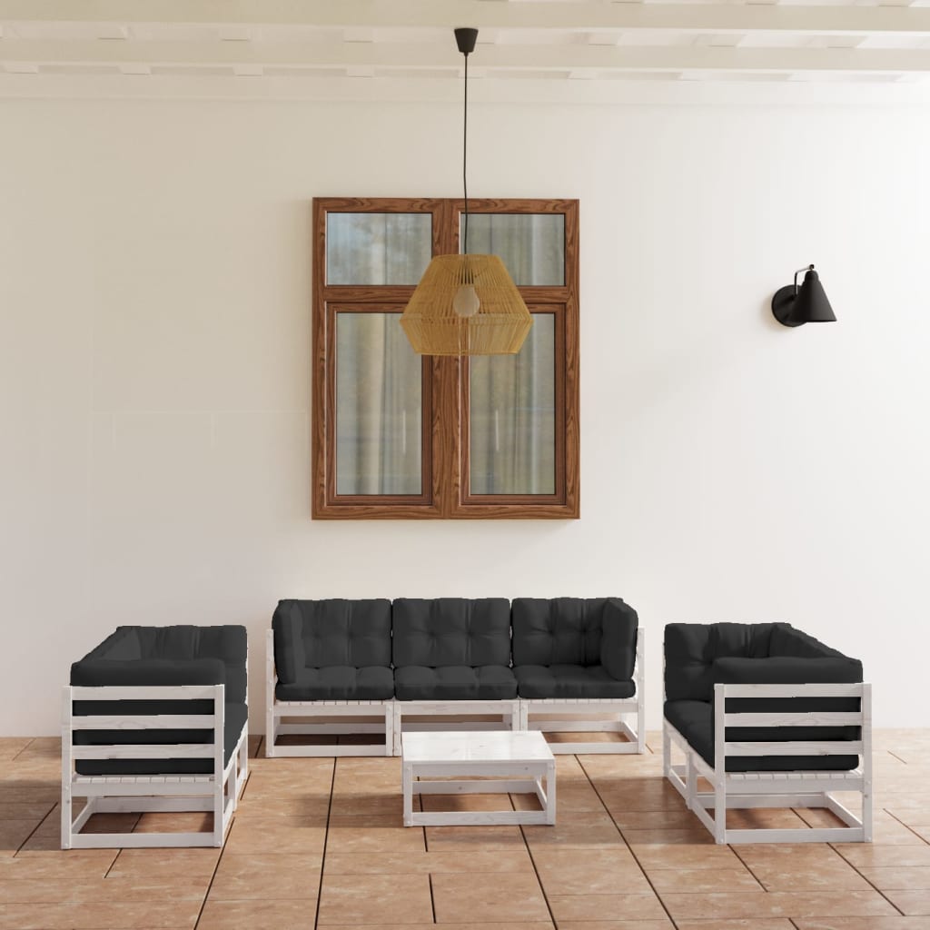 Hagesofagruppe Med Puter 8 Deler Heltre Furu