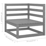 Hagesofagruppe Med Puter 8 Deler Heltre Furu