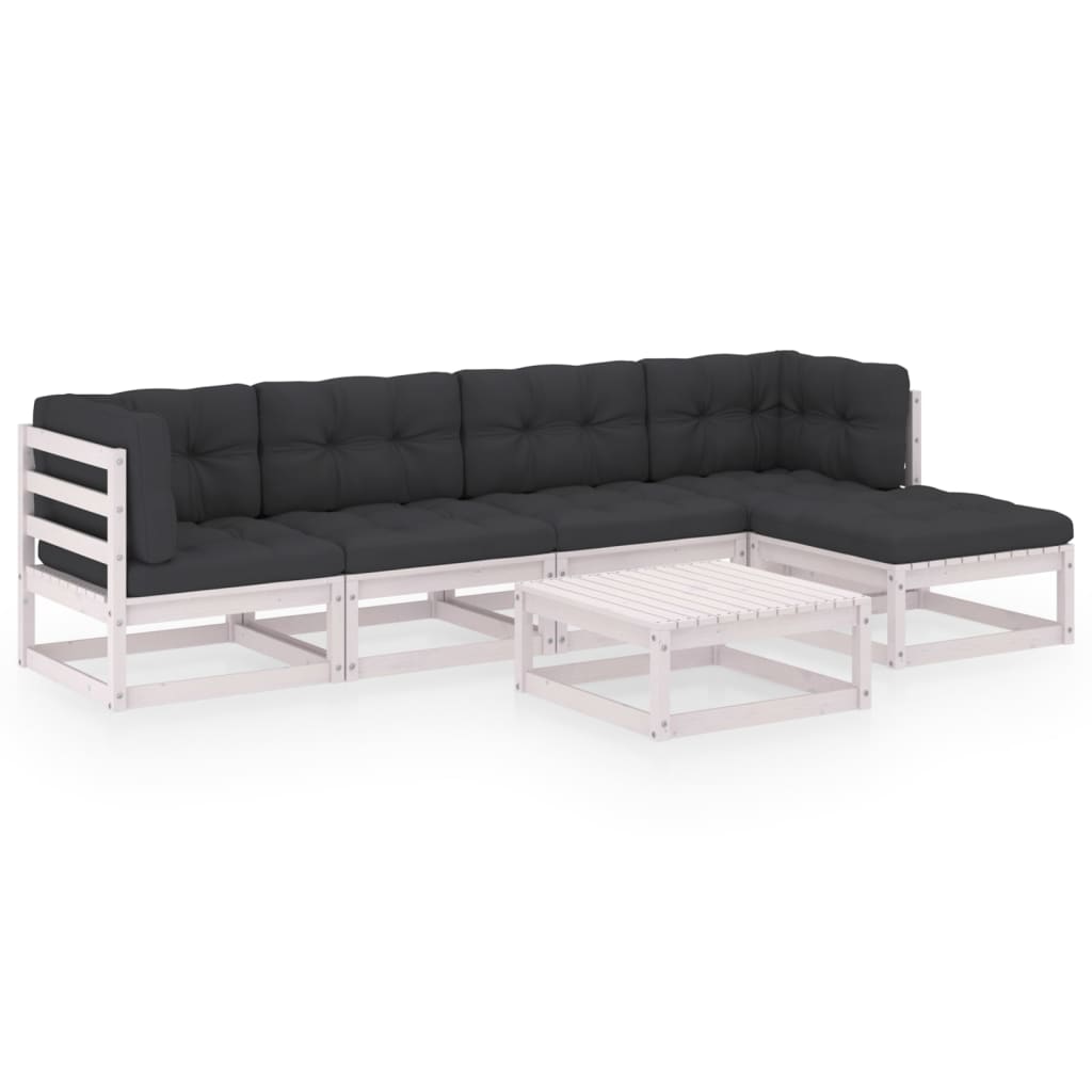 Hagesofagruppe Med Puter 6 Deler Heltre Furu